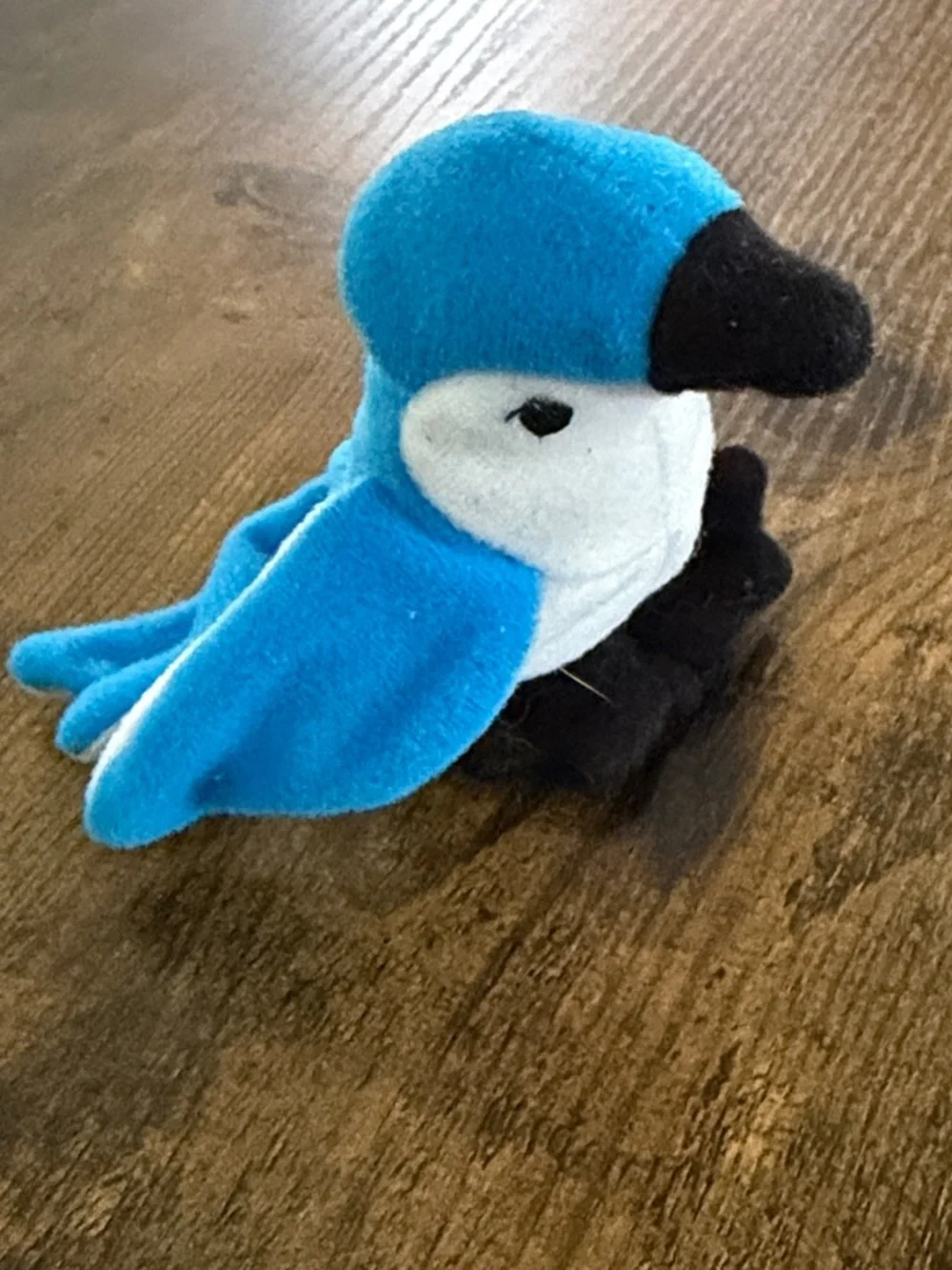 Vintage 1999 McDonald's Ty Rocket the Blue‎ Jay Plush #5 In Package Teeny